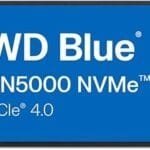 WD Blue SN5000 500GB NVMe PCIe Gen4 M.2 SSD WDS500G4B0E