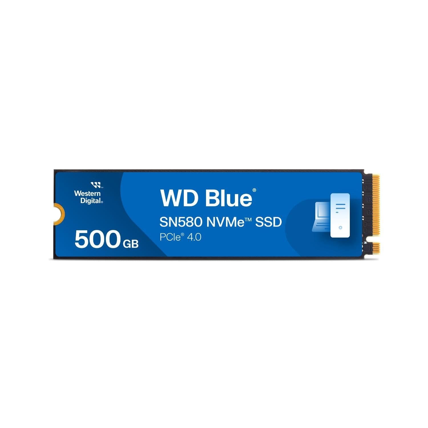 WD Blue SN580 500GB NVMe PCIe Gen 4.0 M.2 2280 SSD WD Blue SN580 500GB NVMe PCIe Gen 4.0 M.2 2280 SSD WDS500G5B0E