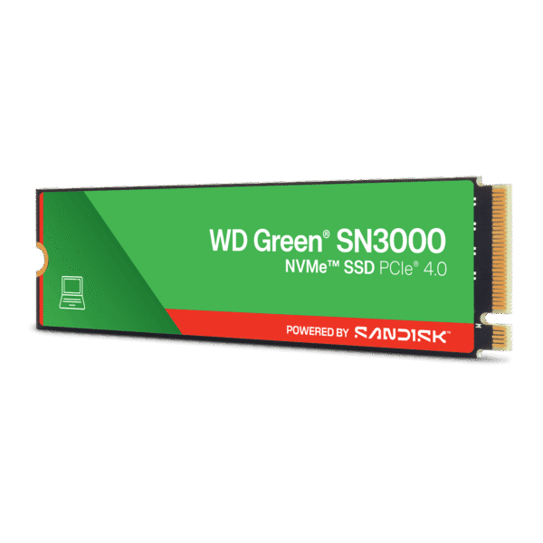 WD Green SN3000 1TB NVMe Gen4 M.2 SSD 5000MB/s WDS100T4G0E
