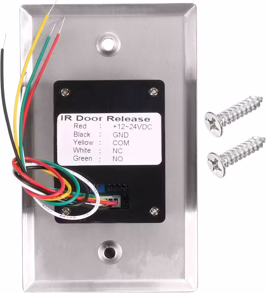 Zkteco A9 Metal Touch Exit Switch NO/NC/COM A9