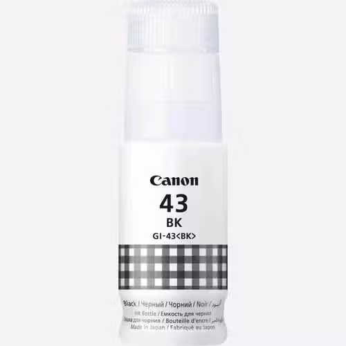 Canon GI-43BK Black Ink Bottle 60ml High-Yield