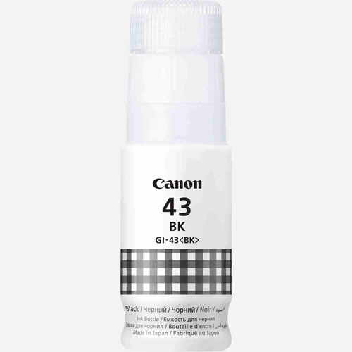 Canon GI-43BK Black Ink Bottle 60ml High-Yield