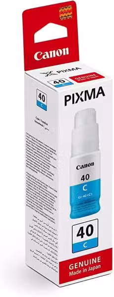 Canon GI-40 Cyan 70ml High Yield Ink Bottle