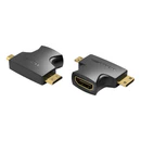 Vention AGFB0 2-in-1 Mini and Micro HDMI to HDMI Adapter