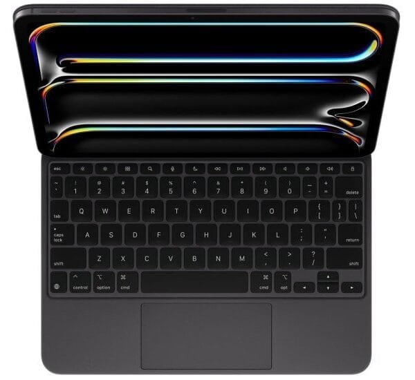 Apple Magic Keyboard for iPad Pro 11-inch (M4) Aluminum Palm Rest Haptic Trackpad Black MWR03LL/A