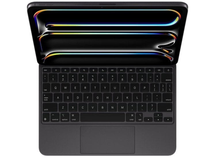 Apple Magic Keyboard for iPad Pro 11-inch (M4) Aluminum Palm Rest Haptic Trackpad Black Apple Magic Keyboard for iPad Pro 11-inch (M4) Aluminum Palm Rest Haptic Trackpad Black MWR03LL/A