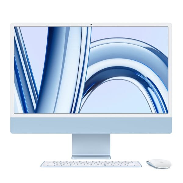 Apple iMac 24-inch M3 10-Core GPU 16GB RAM 512GB SSD Blue MWV33X/A