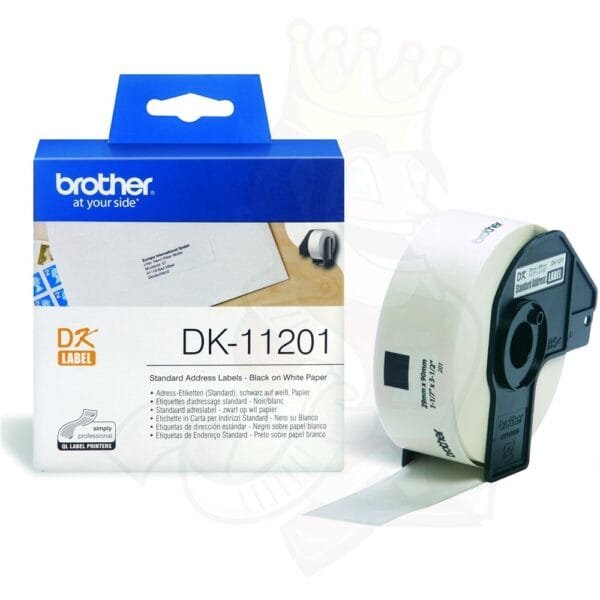Brother DK-11201 Standard Address Labels 29mm x 90mm 400 Labels DK-11201