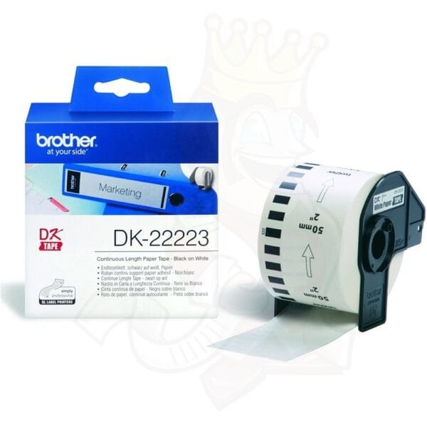 Brother DK-22223 Continuous Length Paper Tape 50mm x 30.48m DK-22223