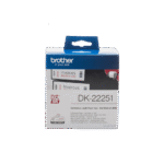 Brother DK-22251 62mm x 15.24m Black/Red Continuous Paper Tape DK-22251
