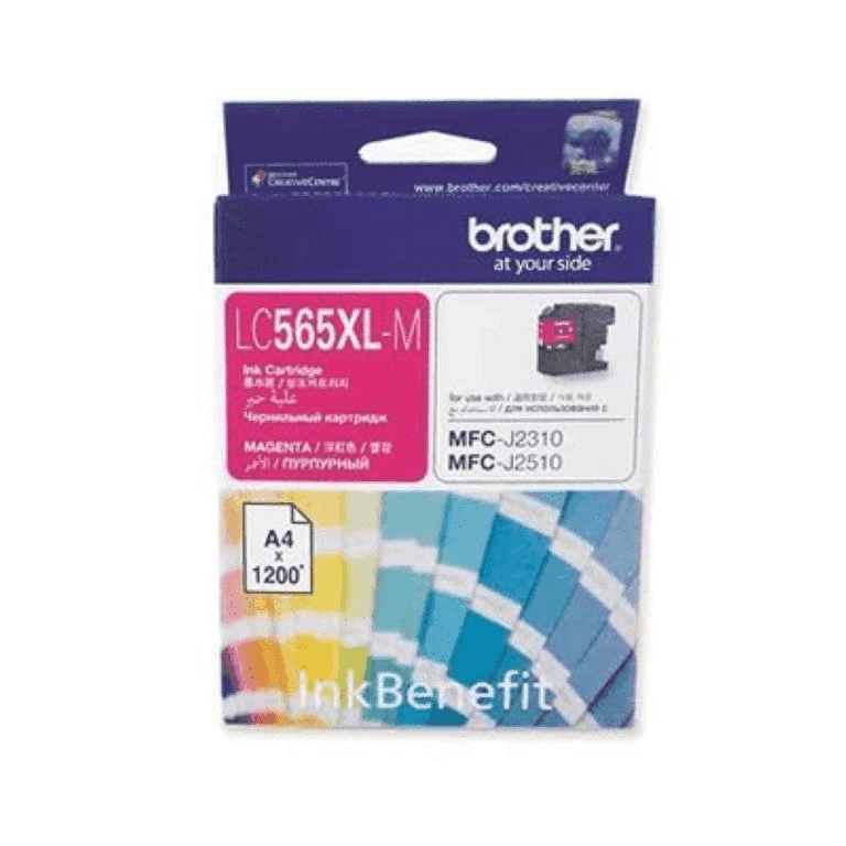 Brother LC-565XL M Magenta High Yield Ink Cartridge 1200 Pages Brother LC-565XL M Magenta High Yield Ink Cartridge 1200 Pages LC-565XL M