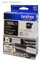 Brother LC-569XLBK High Yield Black Ink Cartridge (2,400 Pages) LC-569XLBK