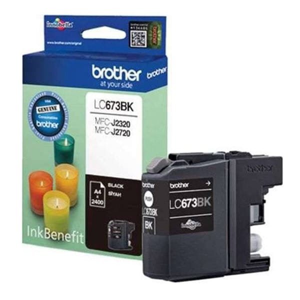 Brother LC-673BK Black Ink Cartridge 550 Page Yield Brother LC-673BK Black Ink Cartridge 550 Page Yield LC-673BK