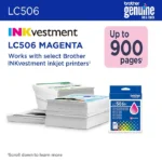 Brother LC-673M Magenta Ink Cartridge, 550 Page Yield LC-673M