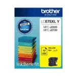 Brother LC-675XL Y Yellow Ink Cartridge 1200 Page Yield LC-675XL Y
