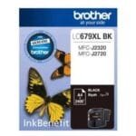 Brother LC-679XL High Yield Black Ink Cartridge (2,400 Pages) LC-679XL BK