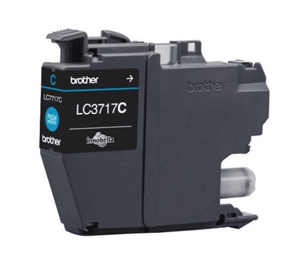 Brother LC3717C Cyan Ink Cartridge 550 Page Yield LC3717C