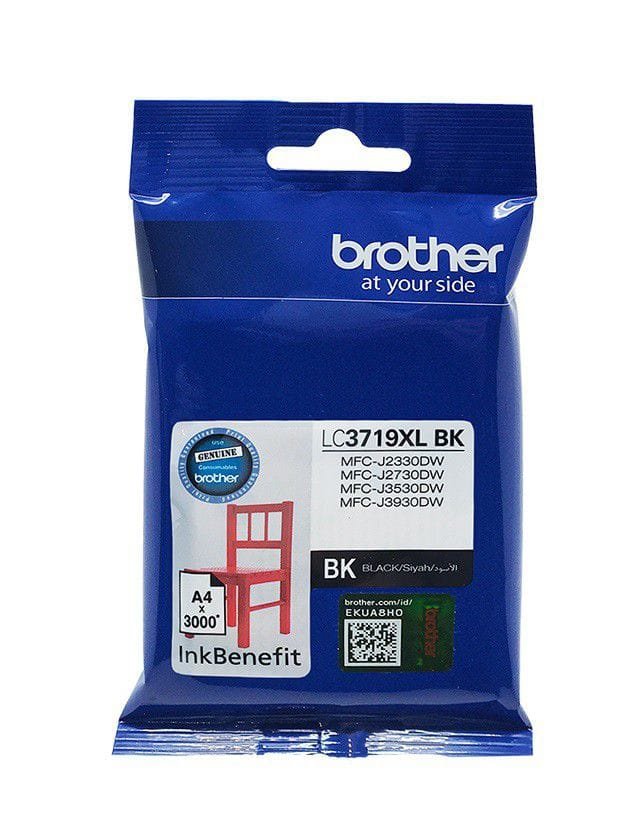 Brother LC3719XLBK High Yield Black Ink Cartridge 3000 Pages Brother LC3719XLBK High Yield Black Ink Cartridge 3000 Pages LC3719XLBK