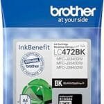 Brother LC472BK Black Ink Cartridge 550 Pages LC472BK