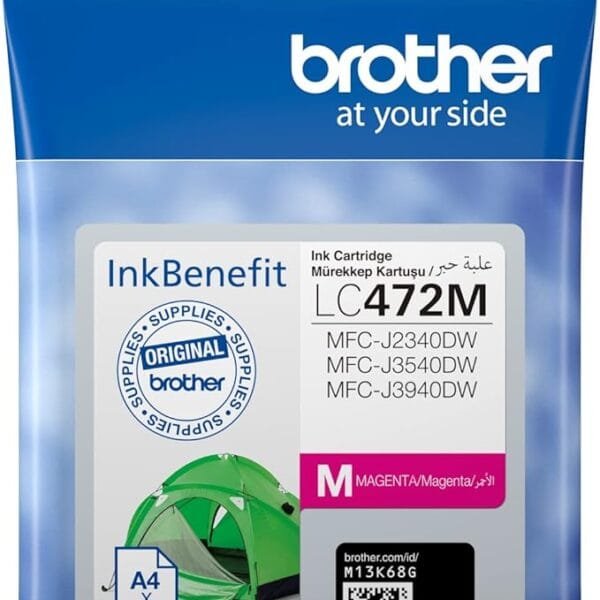 Brother LC472M Magenta Ink Cartridge 550 Pages LC472M