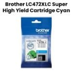 Brother LC472XLC Cyan High Yield Ink Cartridge 1500 Pages LC472XLC