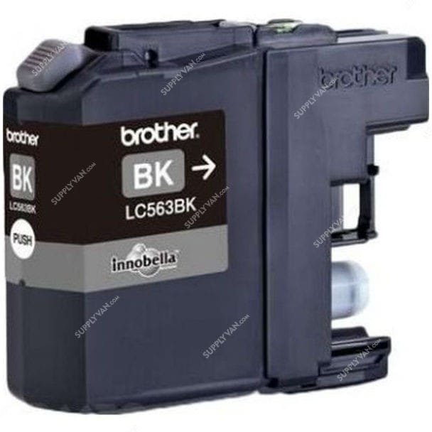 Brother LC563BK Black High Yield Ink Cartridge (600 Pages) Brother LC563BK Black High Yield Ink Cartridge (600 Pages) LC563BK