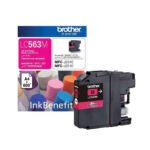 Brother LC563M Magenta Ink Cartridge, 600 Page Yield LC563M