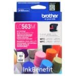 Brother LC563M Magenta Ink Cartridge, 600 Page Yield LC563M