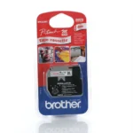 Brother M-K222 9mm Red on White Label Tape (8m) M-K222