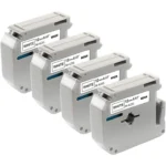 Brother M-K231 12mm Black on White Label Tape (8m) M-K231