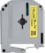 Brother M-K621 9mm Black on Yellow Label Tape (8m) M-K621