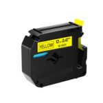 Brother M-K631 12mm Black on Yellow Label Tape 8m M-K631