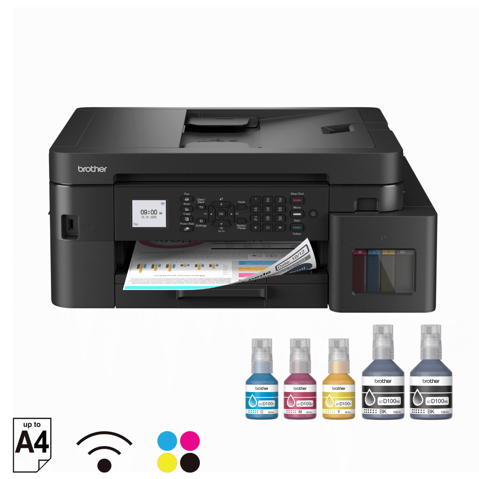 Brother MFC-T930DW A4 Ink Tank Printer 17ipm Duplex ADF Ethernet Wi-Fi Brother MFC-T930DW A4 Ink Tank Printer 17ipm Duplex ADF Ethernet Wi-Fi MFC-T930DW