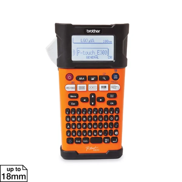 Brother PT-E300VP Industrial Labeling Tool 18mm Tapes PT-E300VP