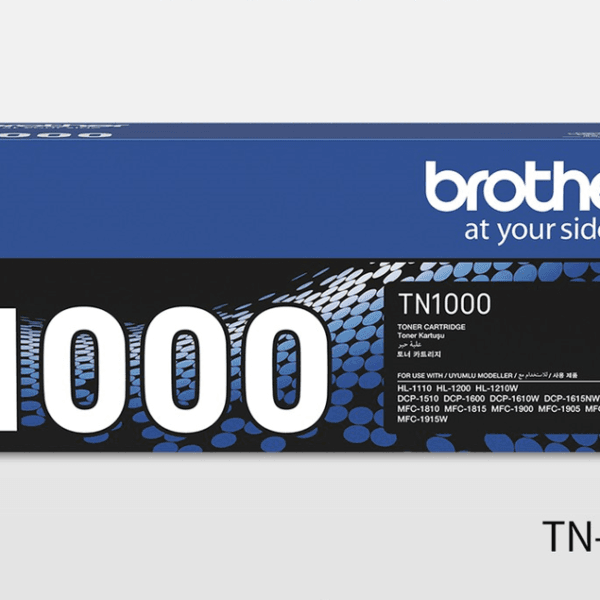 Brother TN-1000 Black Toner Cartridge 1,000 Page Yield TN-1000