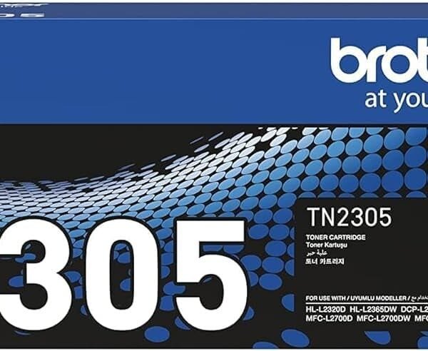 Brother TN-2305 Black Toner Cartridge, 1,200 Page Yield TN-2305