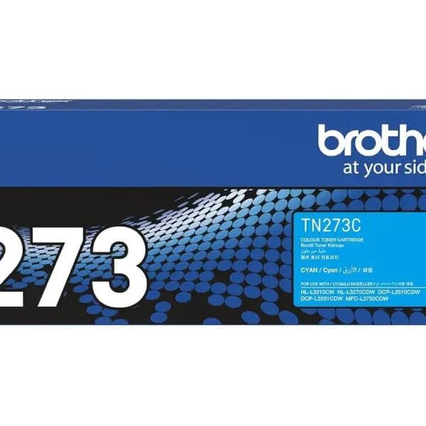 Brother TN-273C Cyan Toner Cartridge 1,300 Pages TN-273C