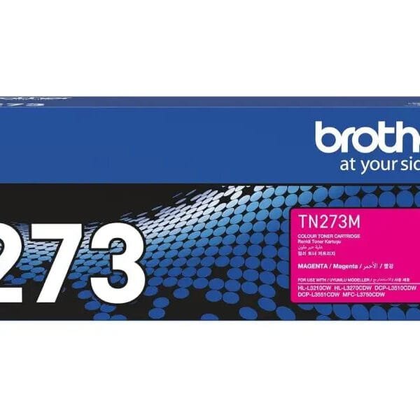 Brother TN-273M Magenta Toner Cartridge, 1,300 Page Yield TN-273M