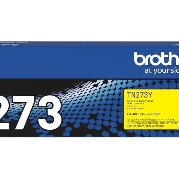 Brother TN-273Y Yellow Toner Cartridge 1,300 Page Yield TN-273Y