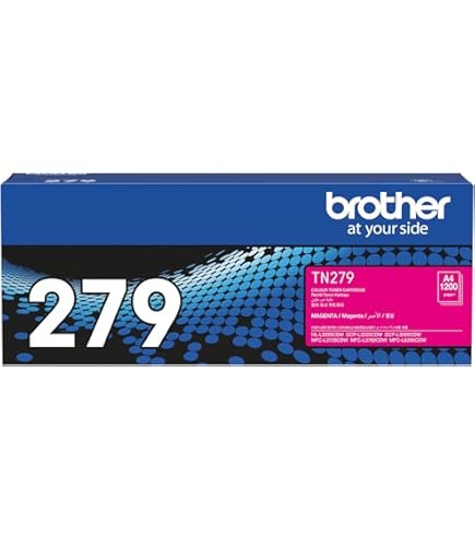 Brother TN-279BK Black Toner Cartridge 1,500 Page Yield TN-279BK