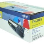Brother TN-340Y Yellow Toner Cartridge 1,500 Page Yield TN-340Y