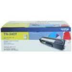 Brother TN-340Y Yellow Toner Cartridge 1,500 Page Yield TN-340Y