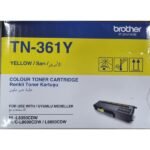 Brother TN-361Y Yellow Toner Cartridge 1500 Pages TN-361Y