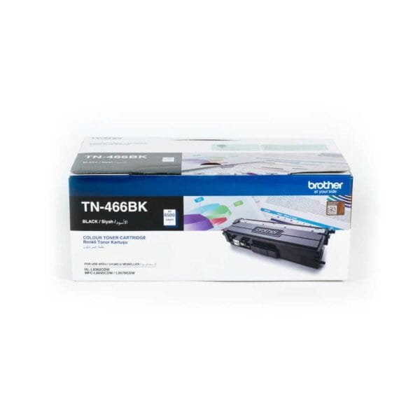 Brother TN-466BK Black Super High-Yield Toner 6500 Pages TN-466BK