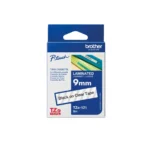Brother TZE-121 9mm Black on Clear Laminated Tape 8m TZE-121