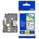 Brother TZE-121 9mm Black on Clear Laminated Tape 8m TZE-121