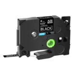 Brother TZE-315 6mm White on Black Laminated P-touch Tape 8m TZE-315