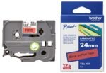 Brother TZE-451 24mm Black on Red Laminated P-Touch Tape TZE-451