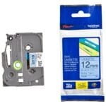 Brother TZE-531 12mm Black on Blue Laminated Label Tape TZE-531