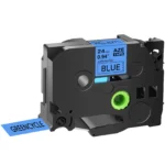 Brother TZE-551 Tape 24mm Black on Blue Laminated TZE-551